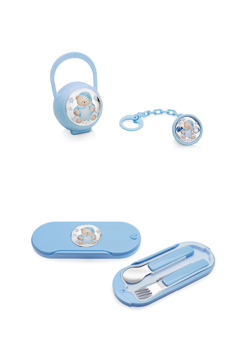 Ottaviani Set porta ciuccio e pinza p.ciuccio "orsetto" In Vendita