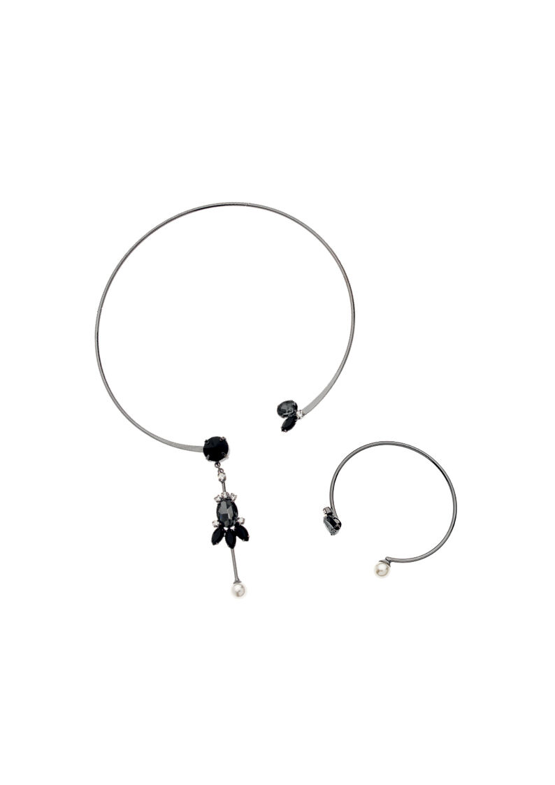 Ottaviani Bangle con perle e cristalli Fornitura limitata