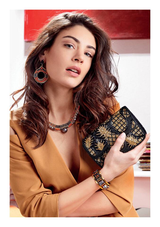 Ottaviani Borsa gioiello ricami,cristalli,perline strass Offerta Anniversario