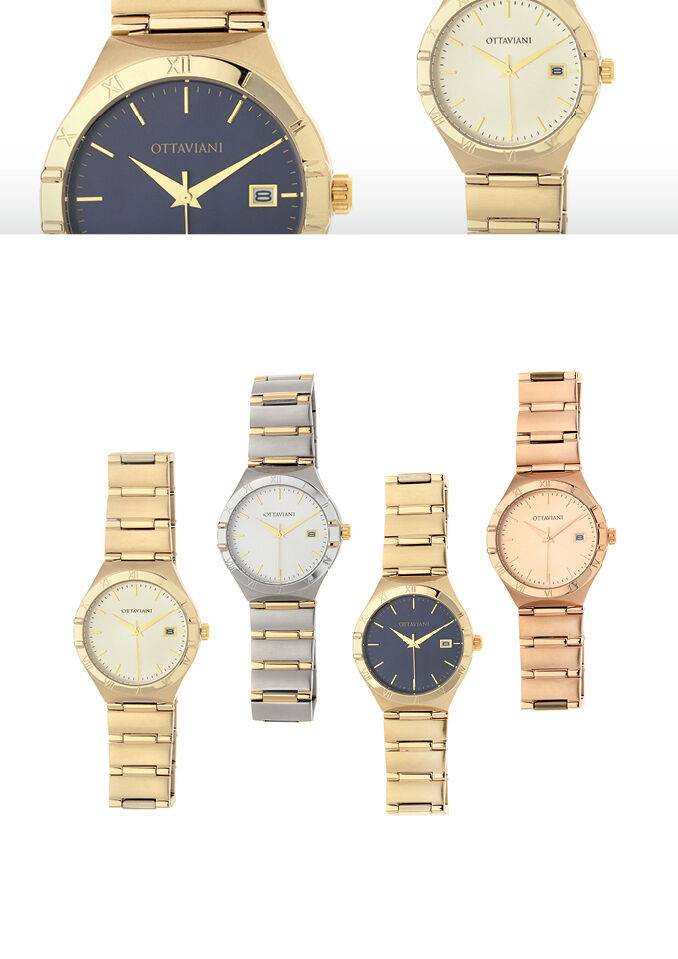 Ottaviani Quarzo classic gold con quadrante champagne 50% di sconto per tempo limitato