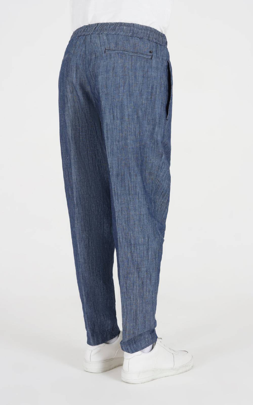 Outfit Italy Pantalaccio wide fit in tessuto effetto denim Vendita