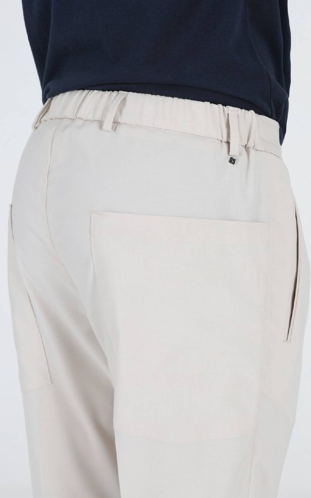 Outfit Italy Pantalaccio in fresco lana con tasche dietro Promozione Limitata