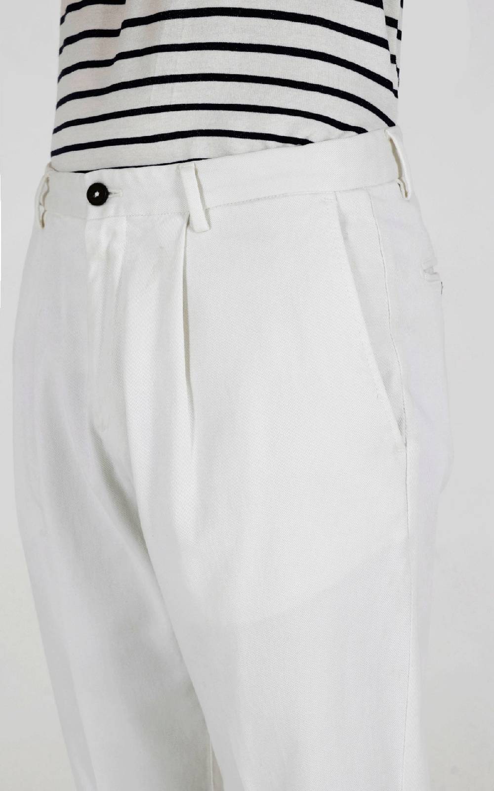Outfit Italy Pantalone pince in fibra lyocell Shopping Online