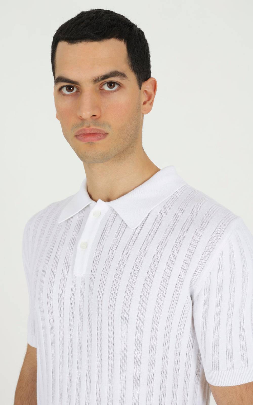 Outfit Italy Polo in maglia in cotone Sottocosto