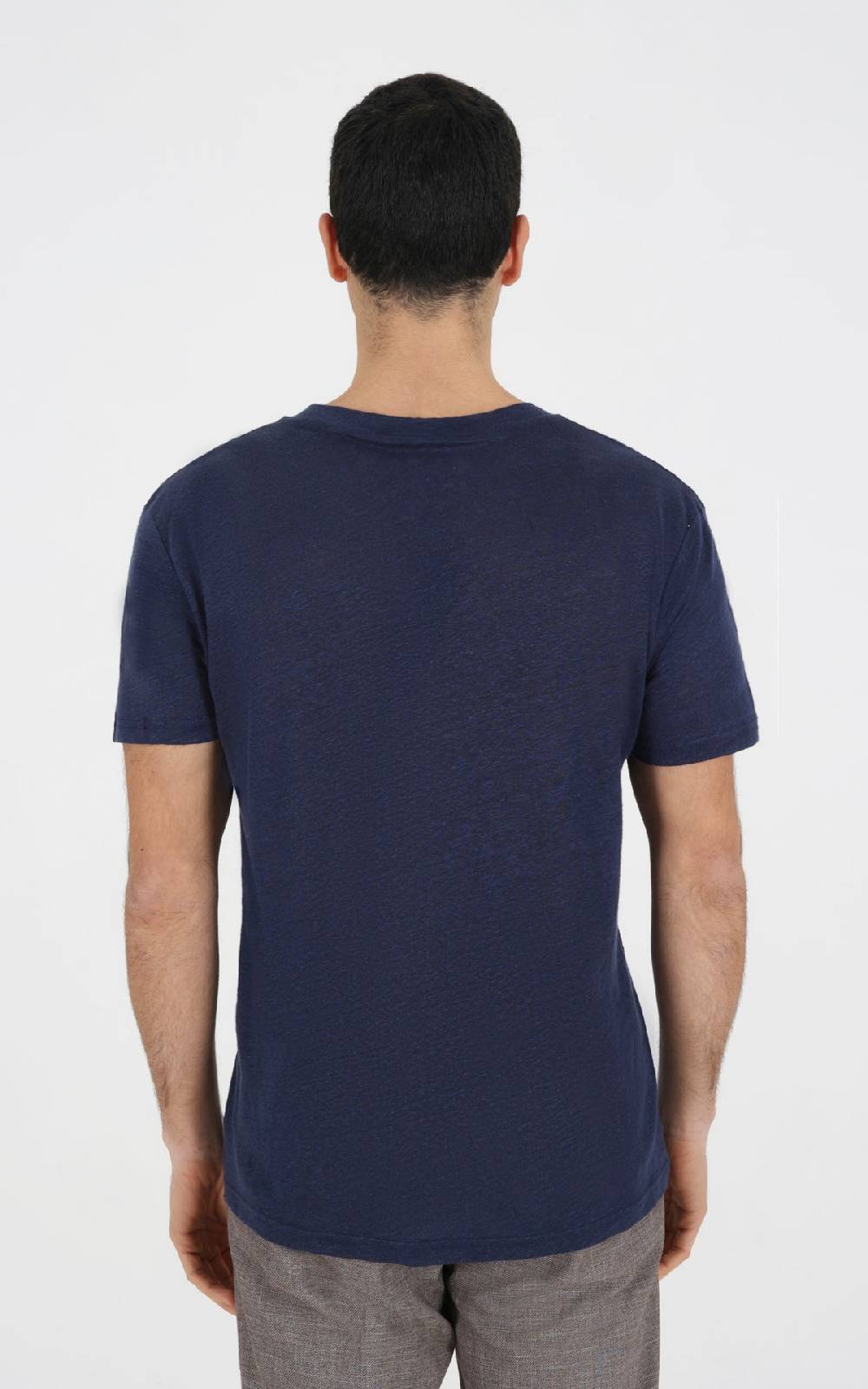Outfit Italy T-Shirt scollo a V in lino In Saldo