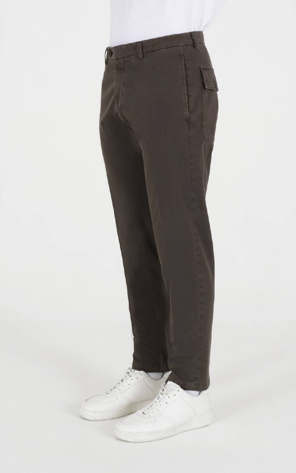 Outfit Italy Pantalone in cotone fiammato con tasche dietro 2025