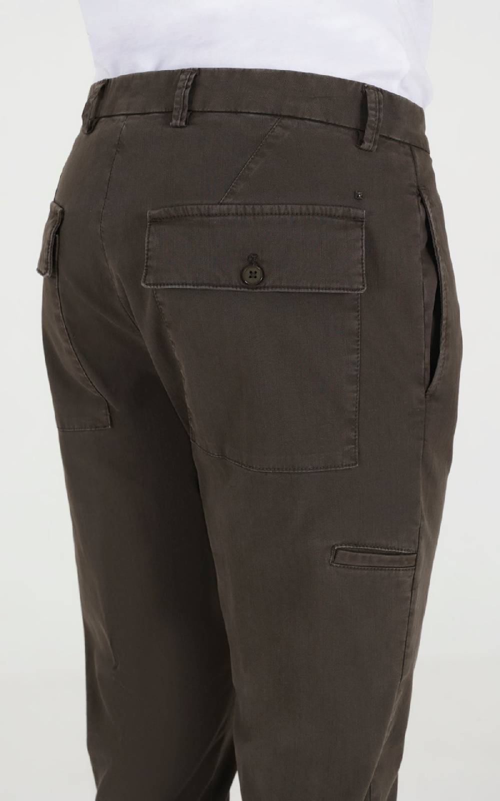 Outfit Italy Pantalone in cotone fiammato con tasche dietro 2025