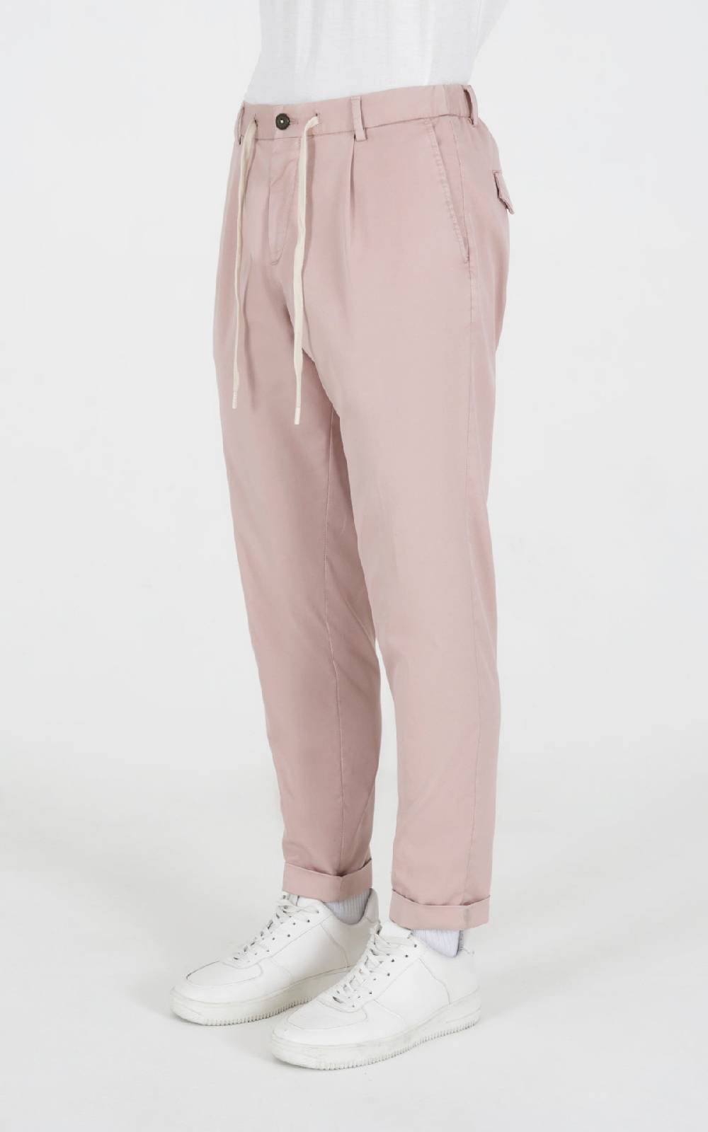 Outfit Italy Pantalaccio con laccio in tessuto micro armatura In Linea
