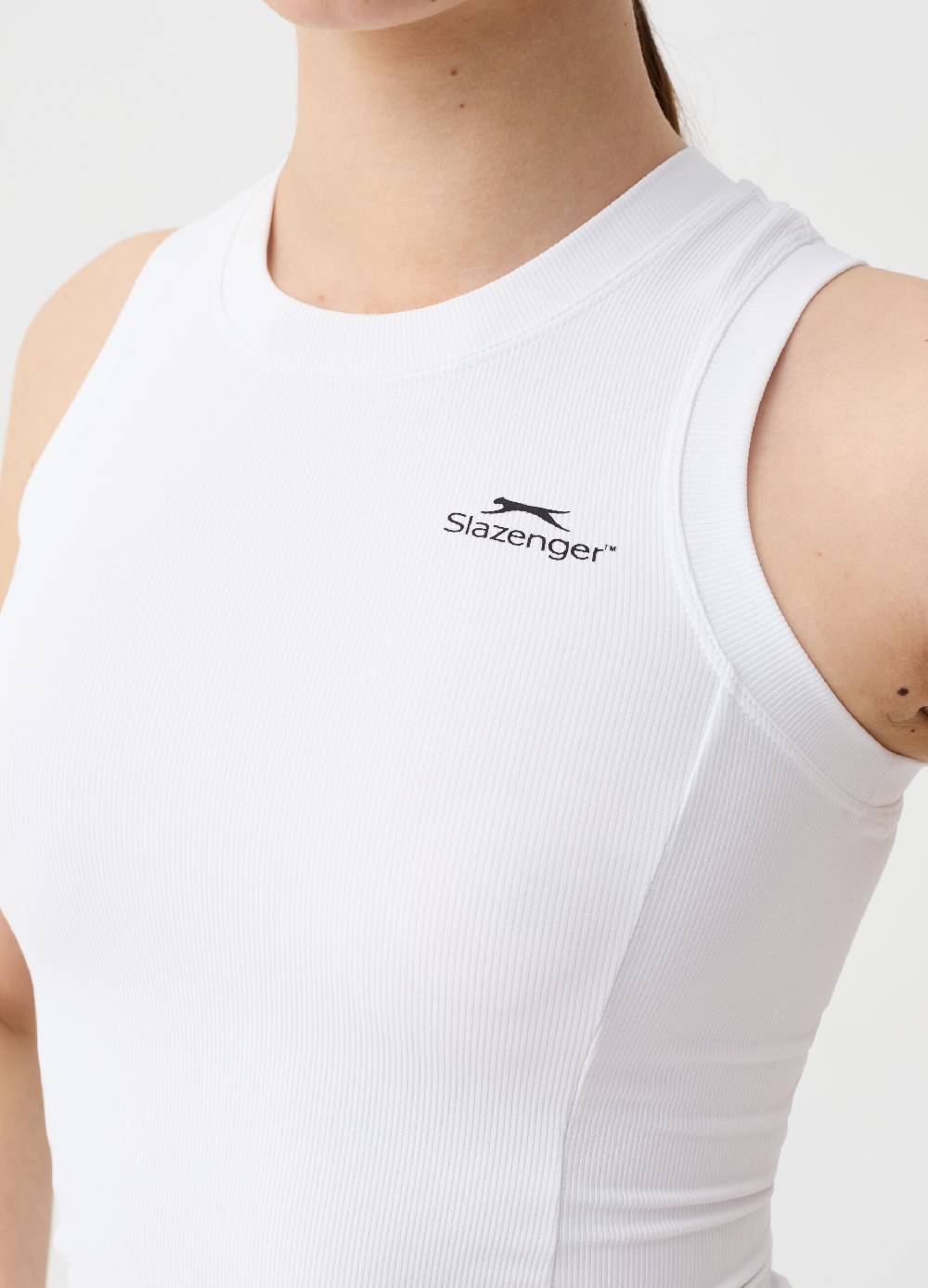 Ovs Tank top da tennis a costine Slazenger Nuovo