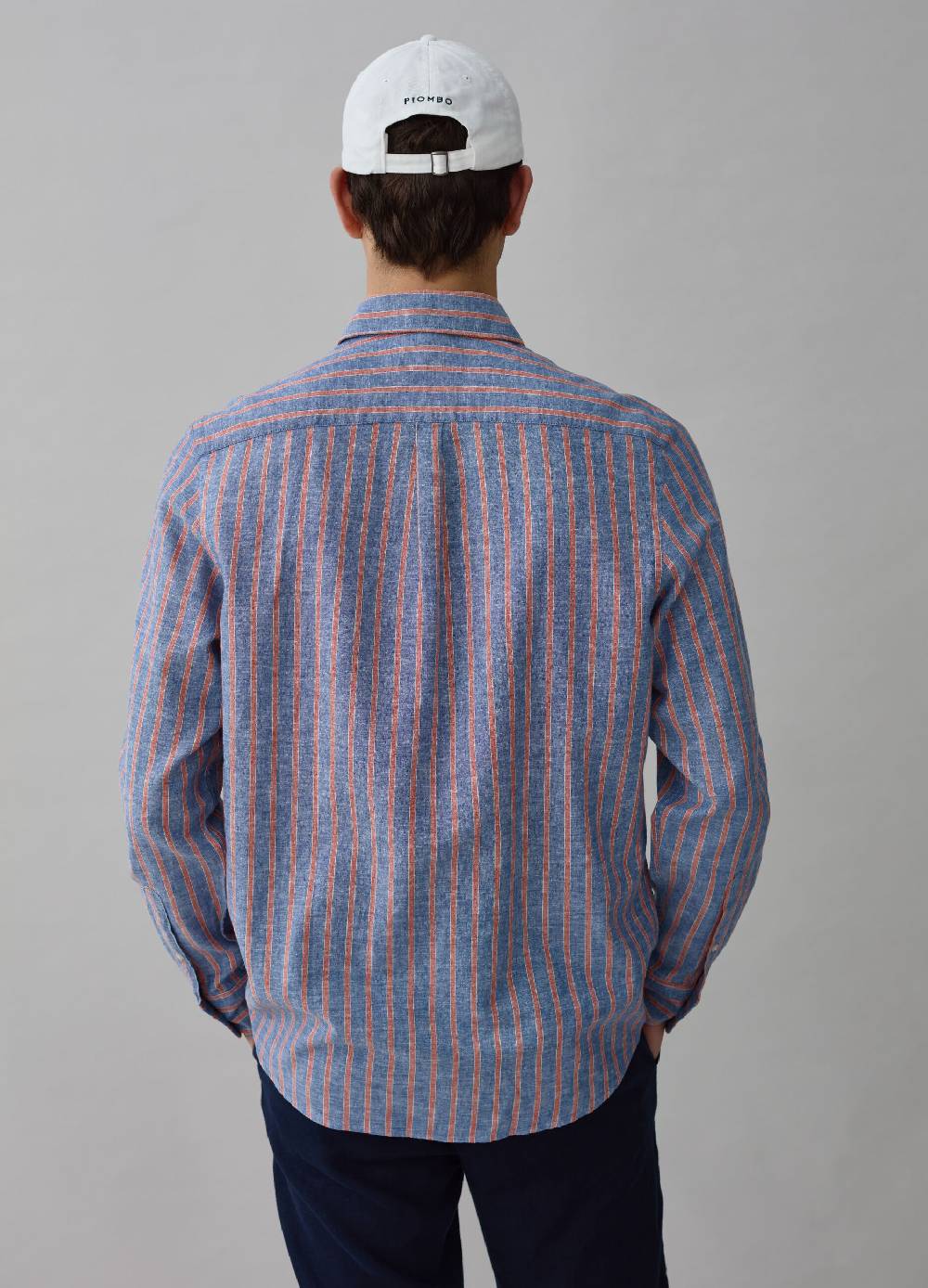 Ovs Camicia in lino e cotone a righe Offerte