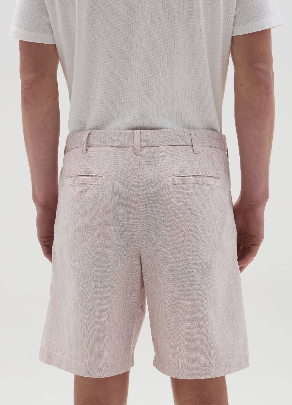 Ovs Bermuda chino in cotone e lino con pinces Vendita Economica