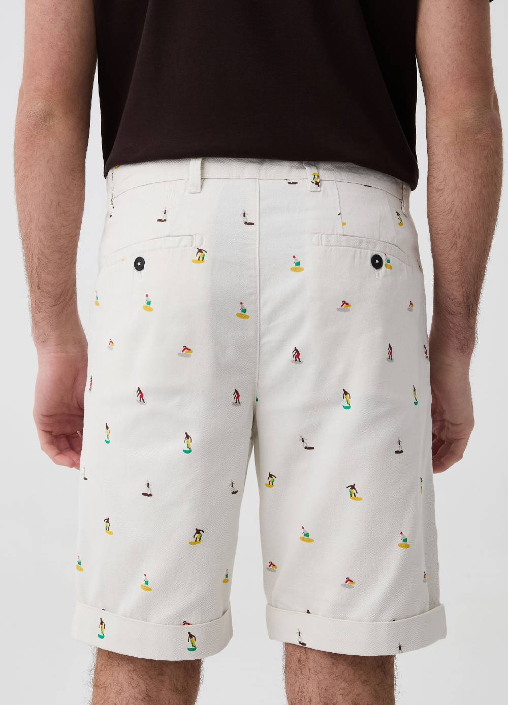 Ovs Bermuda chino con stampa surf Negozio