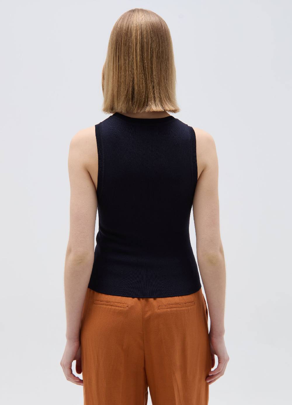 Ovs Tank top in crêpe tinta unita Qualità Garantita
