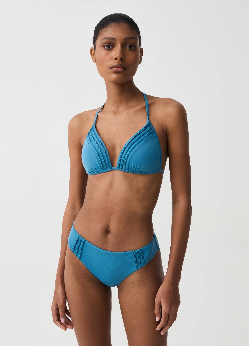 Ovs Top bikini a triangolo con micro paillettes Promozione Limitata