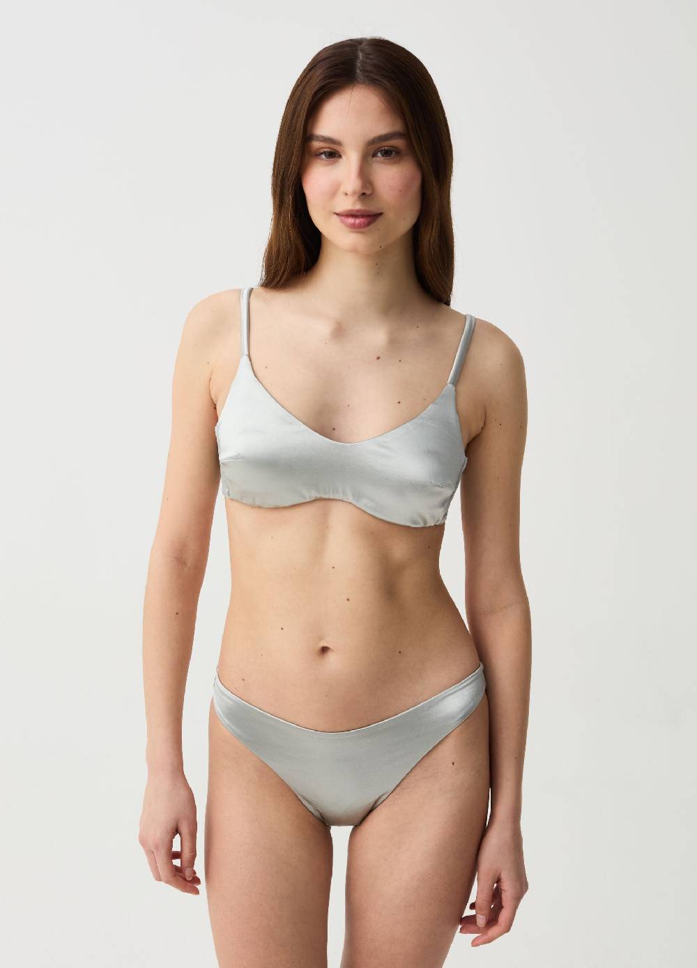 Ovs Top bikini bralette effetto metallizzato Outlet