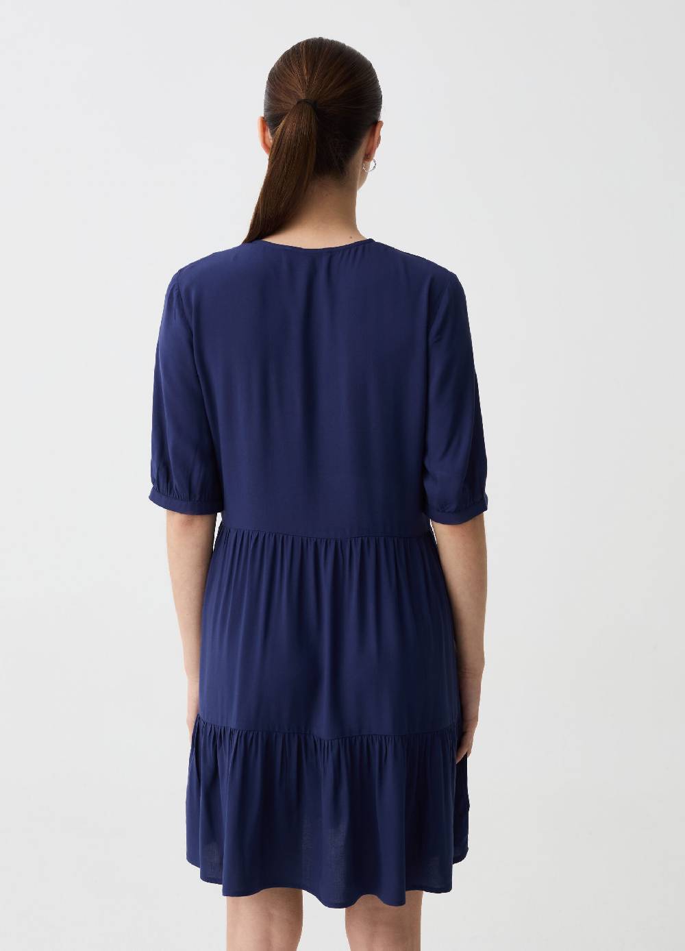Ovs Vestito corto a balze con scollo a V Saldi