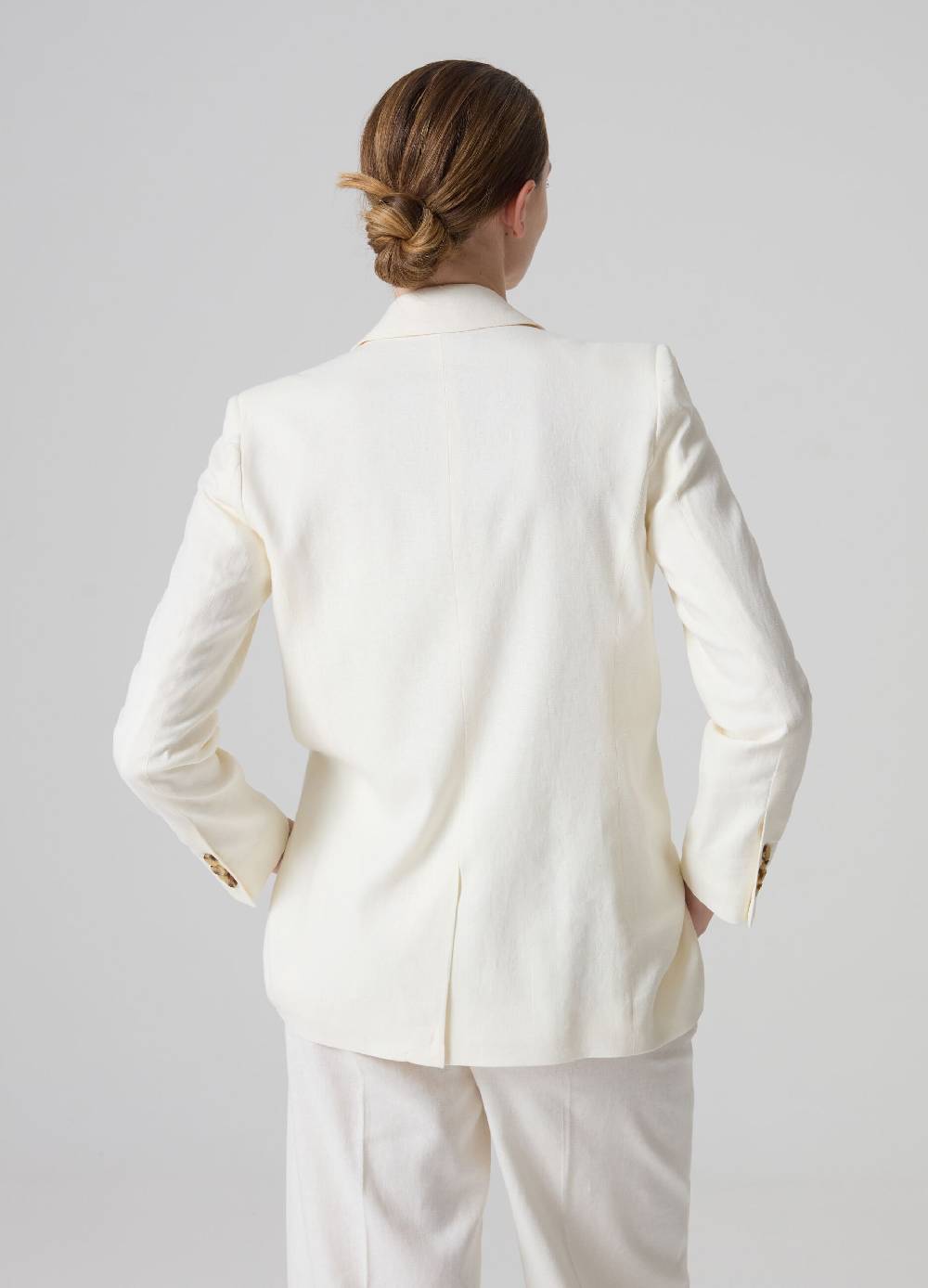 Ovs Blazer doppiopetto in lino e viscosa Promozione