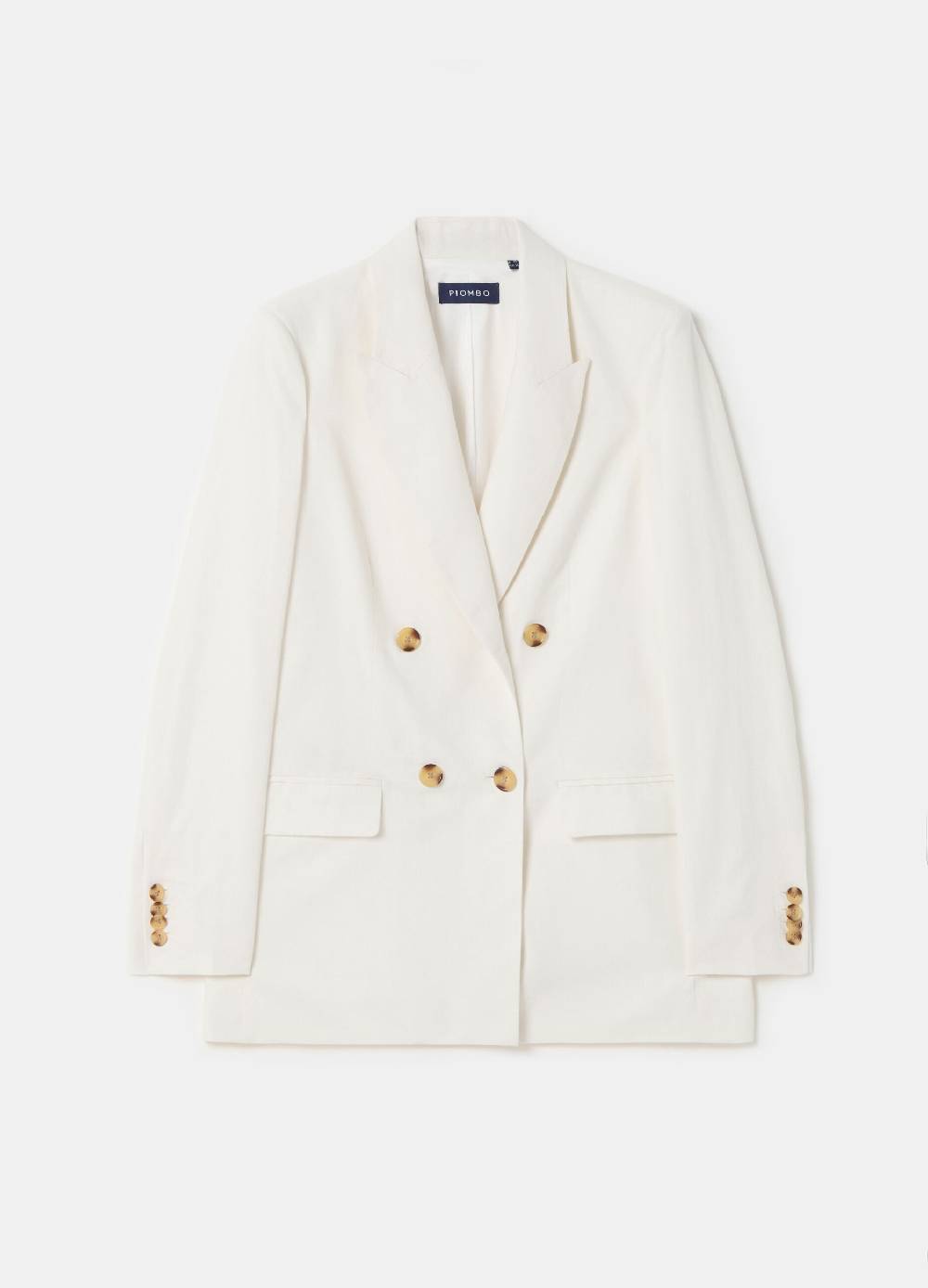Ovs Blazer doppiopetto in lino e viscosa Promozione