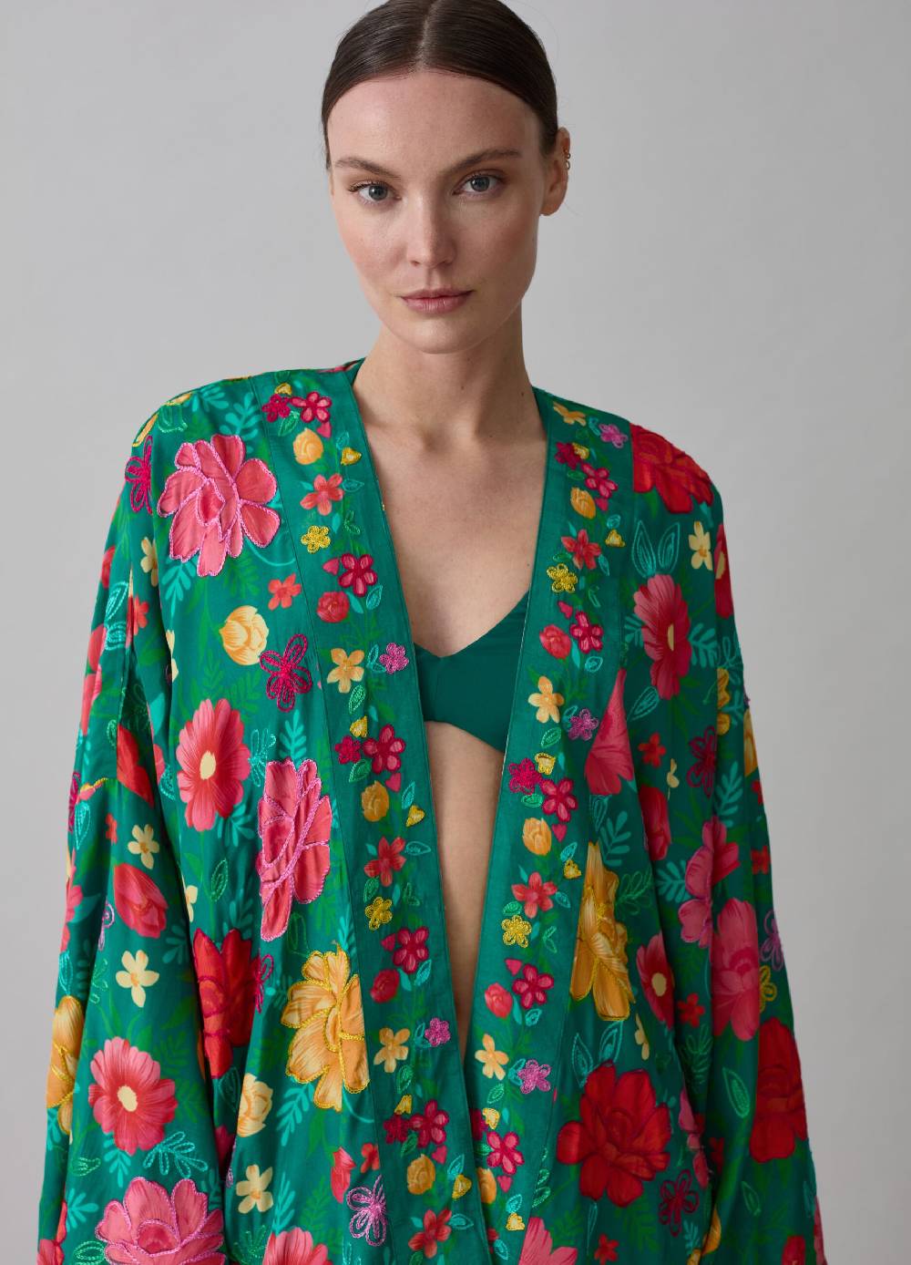 Ovs Kimono aperto copri costume floreale Pezzi Unici