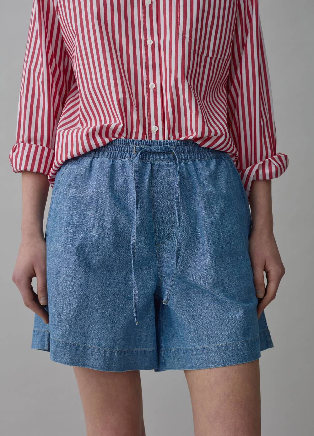 Ovs Shorts in denim fluido con tasche Qualità Garantita