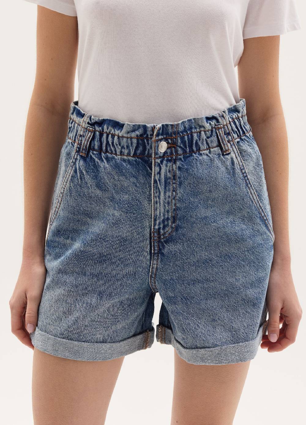 Ovs Shorts paper bag in denim Affare Del Giorno