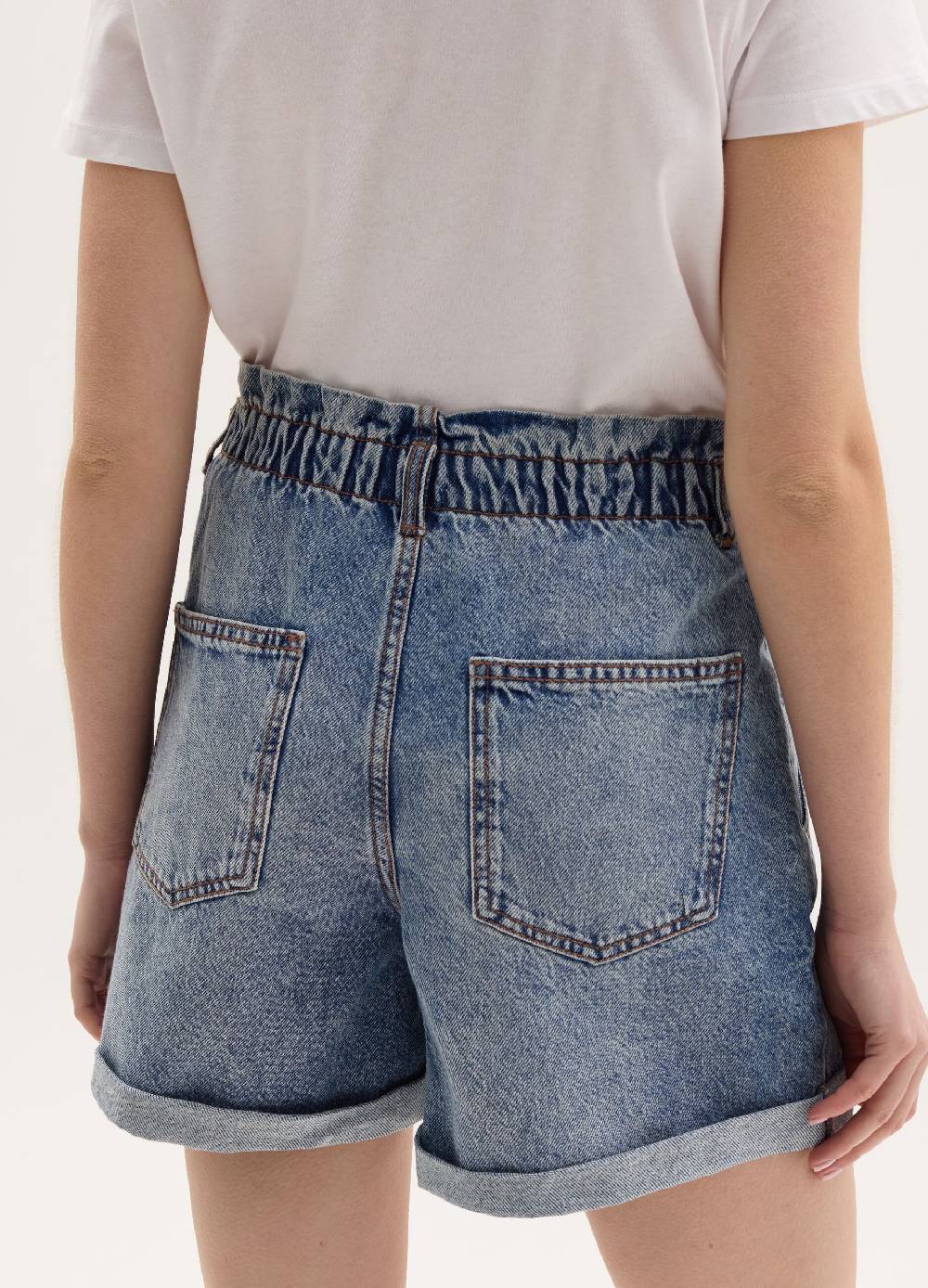 Ovs Shorts paper bag in denim Affare Del Giorno