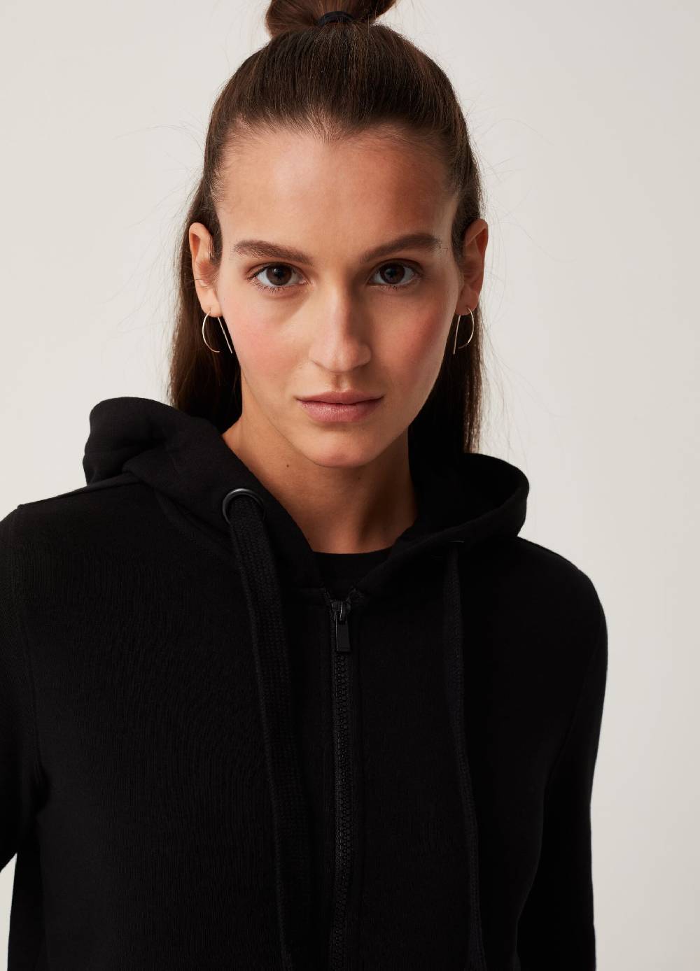 Ovs Full-zip Fitness in felpa con cappuccio Sconto