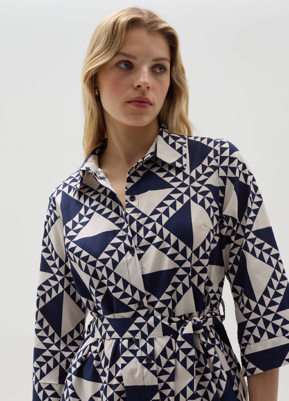 Ovs Vestito chemisier con cintura fantasia Outlet