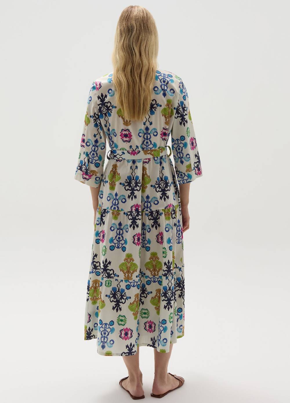 Ovs Vestito lungo chemisier stampa boho In Vendita