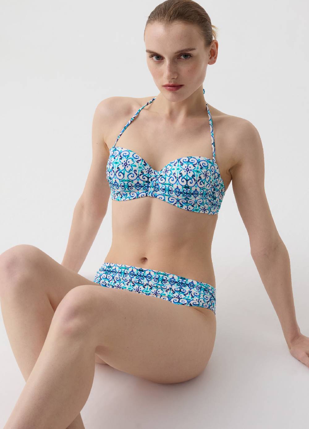 Ovs Top bikini a fascia stampa maiolica Qualità