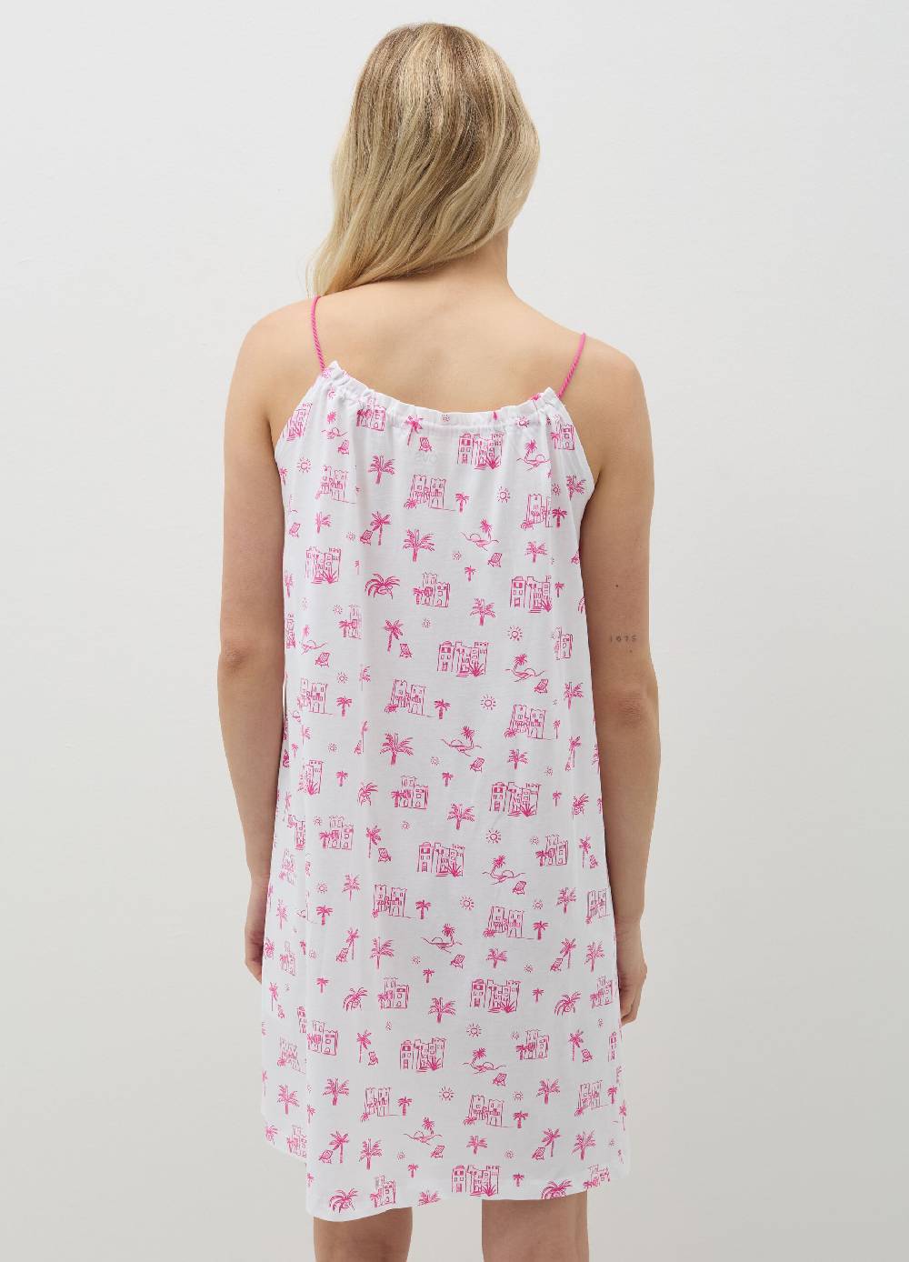 Ovs Camicia da notte con stampa Summer Vibes Novità