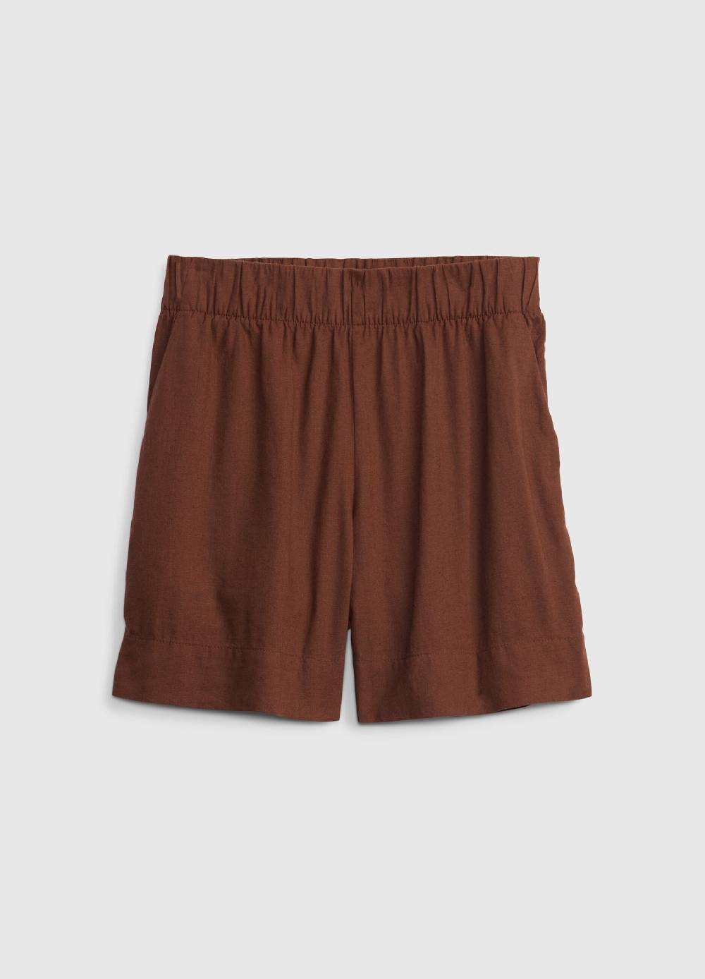 Ovs Shorts pull on in lino e viscosa Vendita Calda