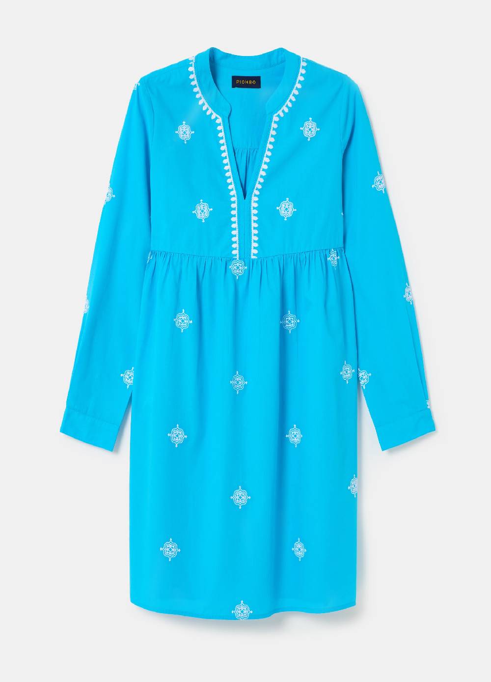 Ovs Vestito corto in cotone con ricami etnici Saldi Di Fabbrica