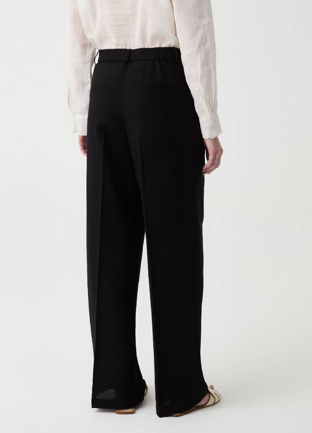 Ovs Pantalone wide leg con pinces Nuova