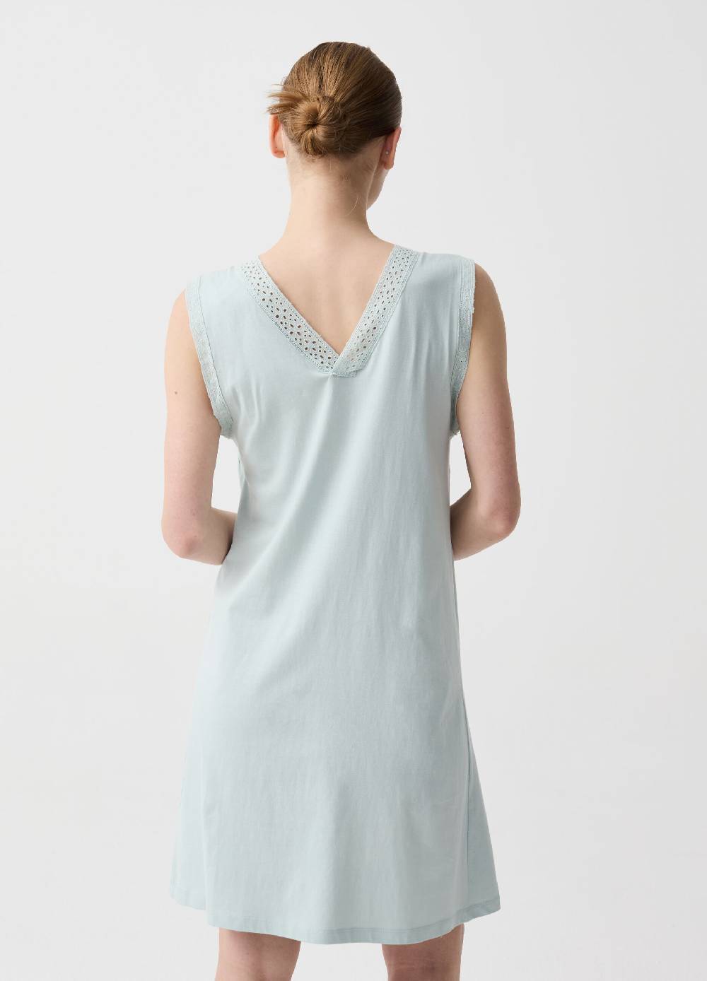 Ovs Camicia da notte scollo a V con sangallo Moda