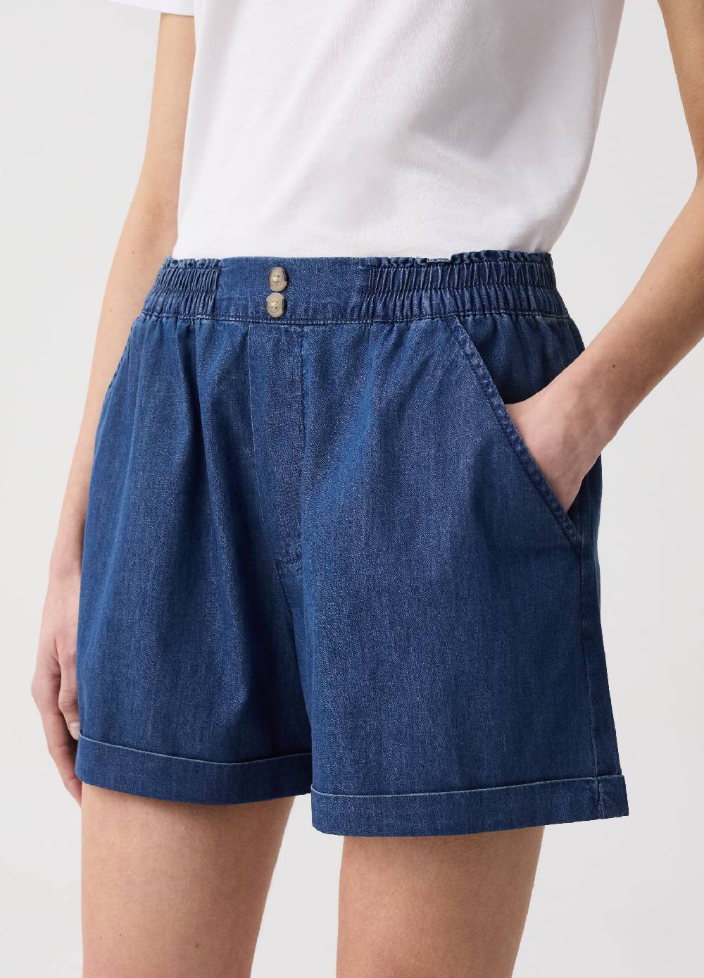 Ovs Shorts in denim fluido con tasche In Linea