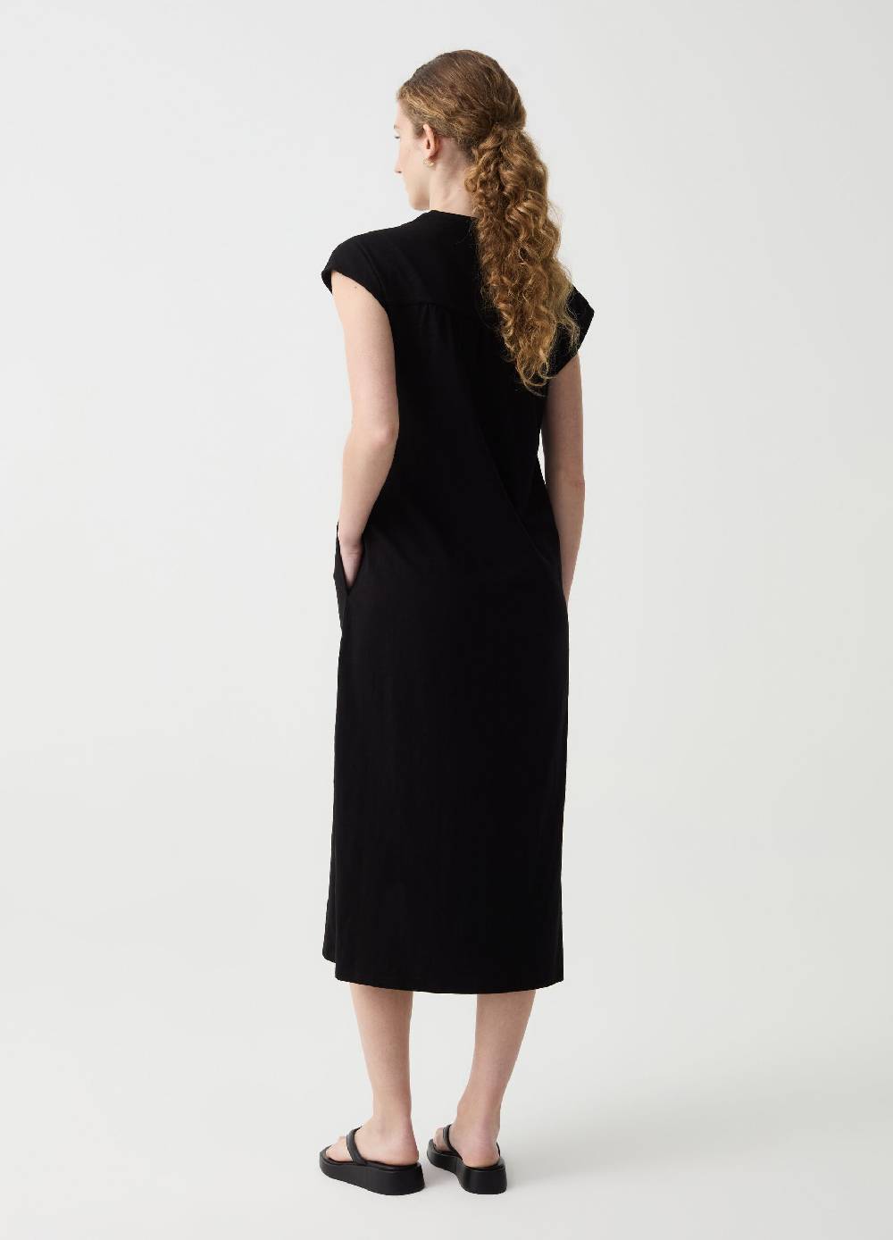 Ovs Vestito Essential lungo con apertura a V Qualità