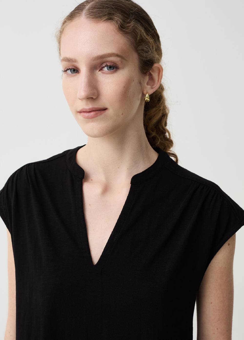 Ovs Vestito Essential lungo con apertura a V Qualità