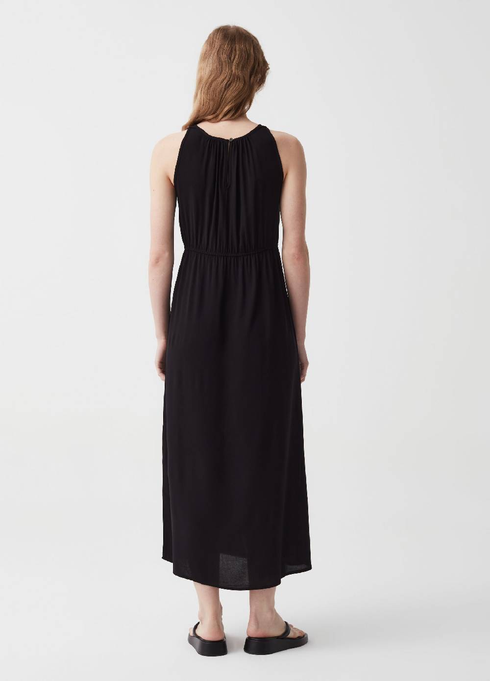 Ovs Vestito lungo in viscosa con scollo halter Shopping Online