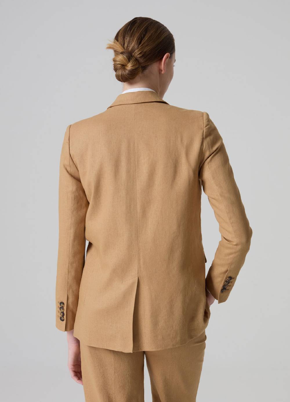 Ovs Blazer PIOMBO in lino e viscosa Sconto
