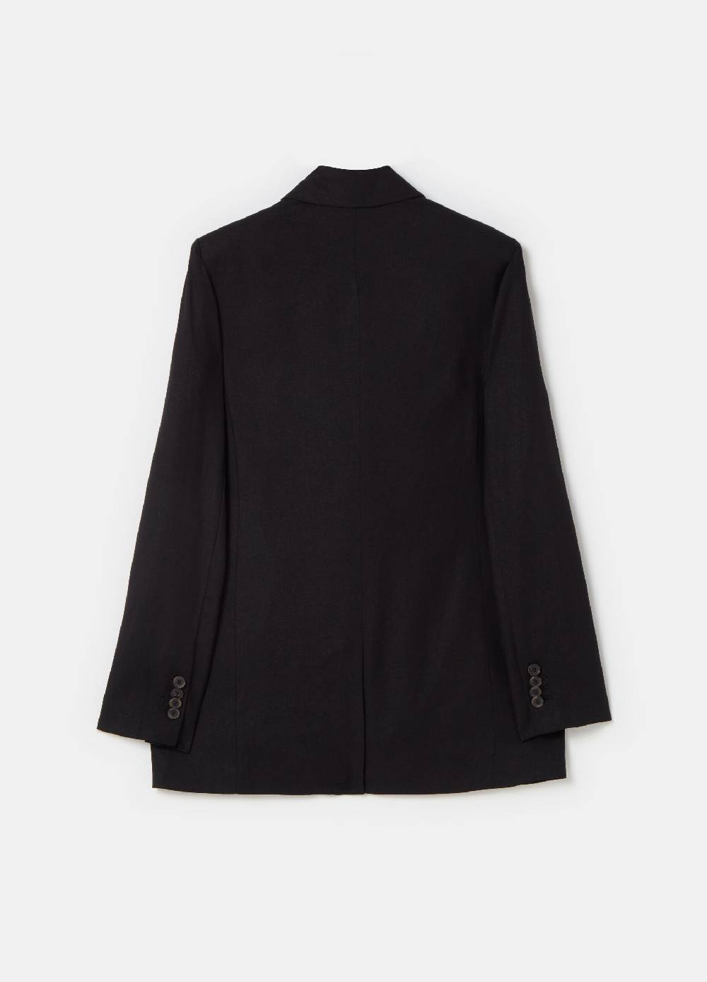 Ovs Blazer doppiopetto in lino e viscosa PIOMBO Saldi Di Fabbrica