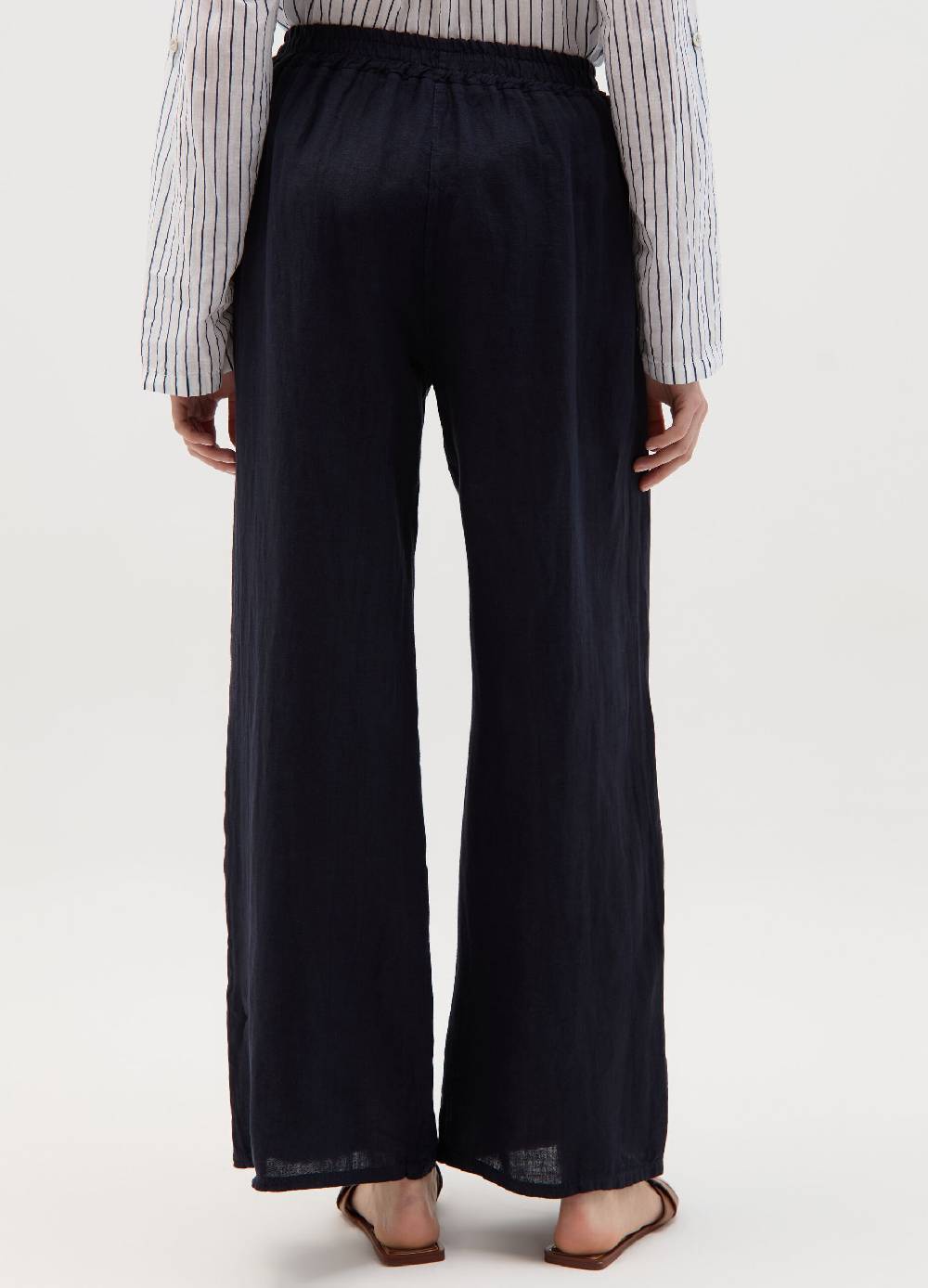 Ovs Joggers wide leg in lino con coulisse I Più Venduti