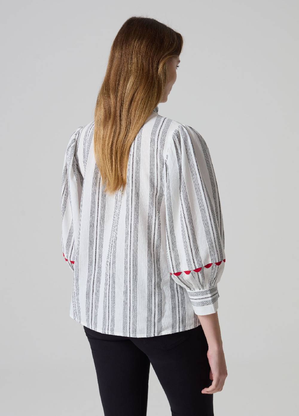 Ovs Blusa a righe con fiori ricamati 2025