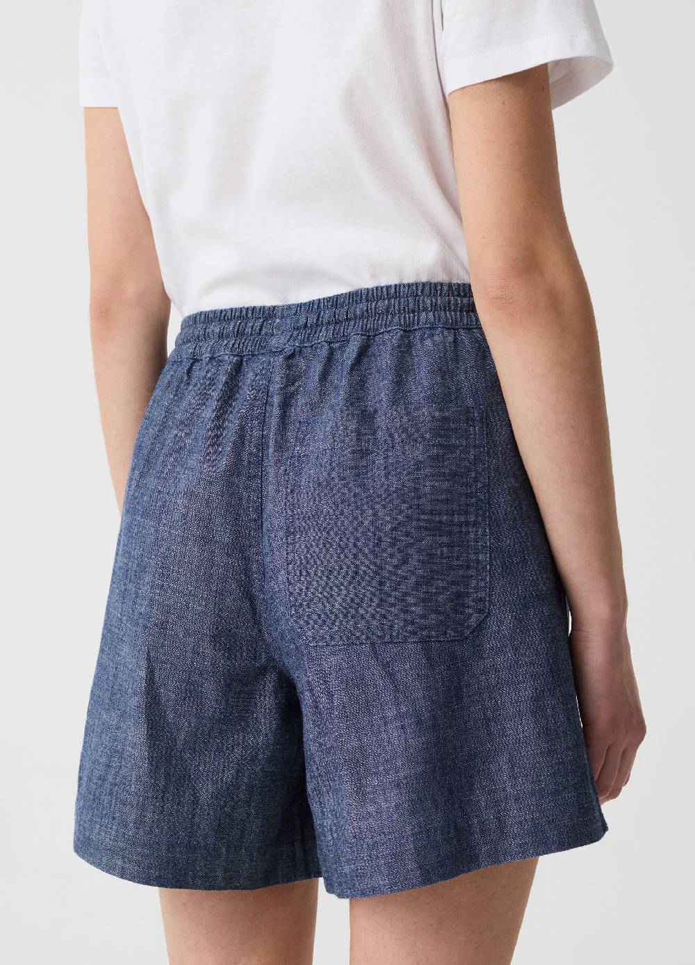 Ovs Shorts in tessuto fluido effetto denim Nuovo
