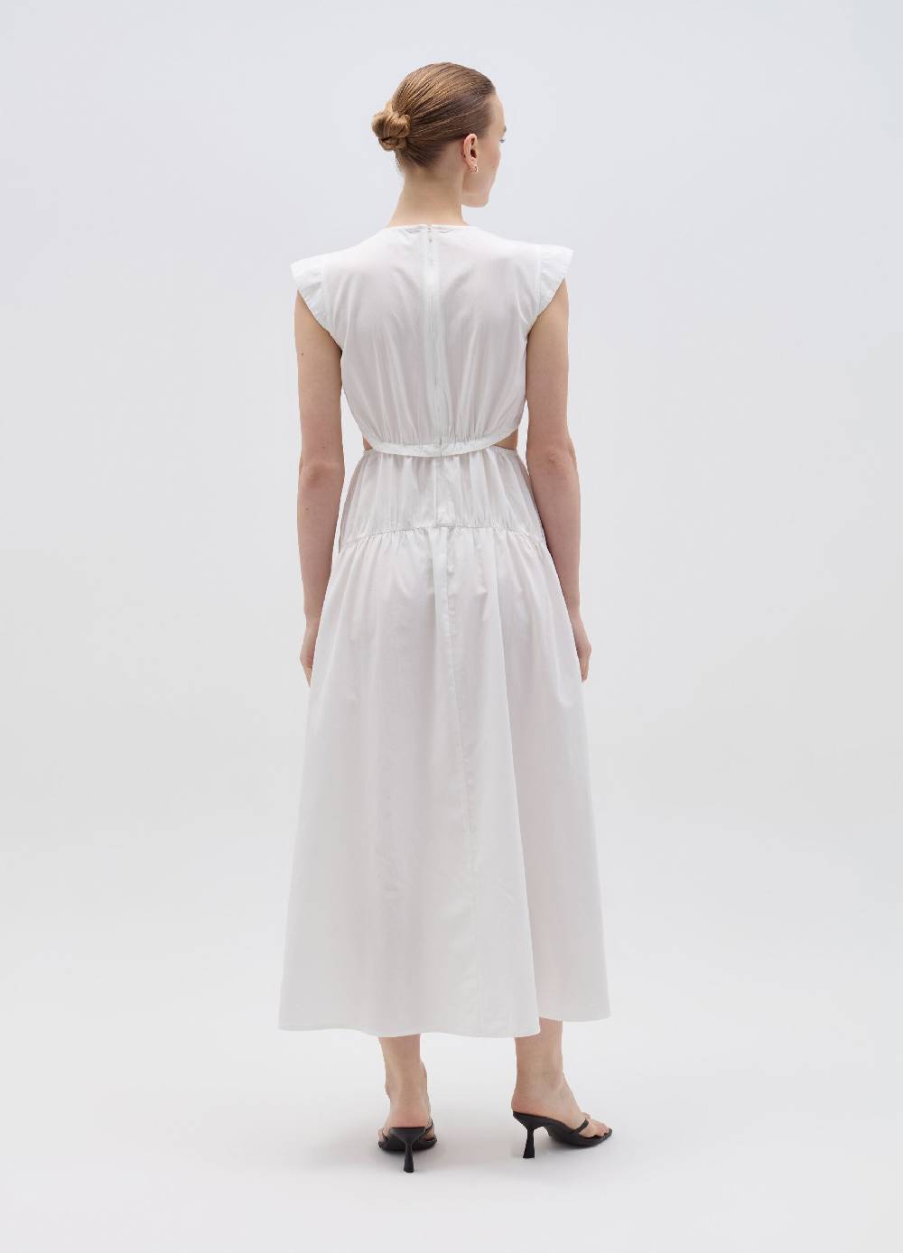 Ovs Vestito lungo in popeline con dettagli cut out Qualità