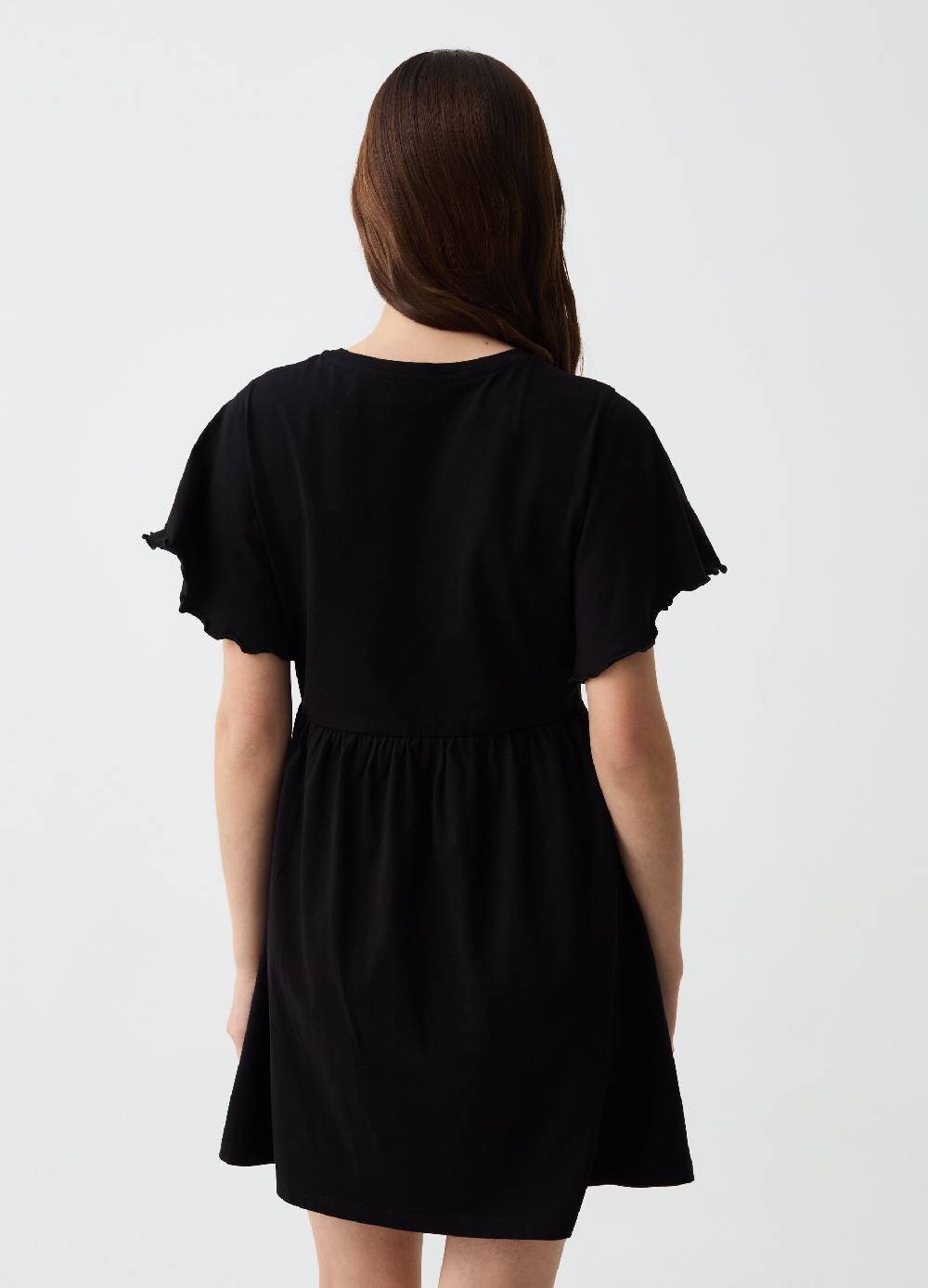 Ovs Vestito Essential corto con maniche a farfalla Vendita