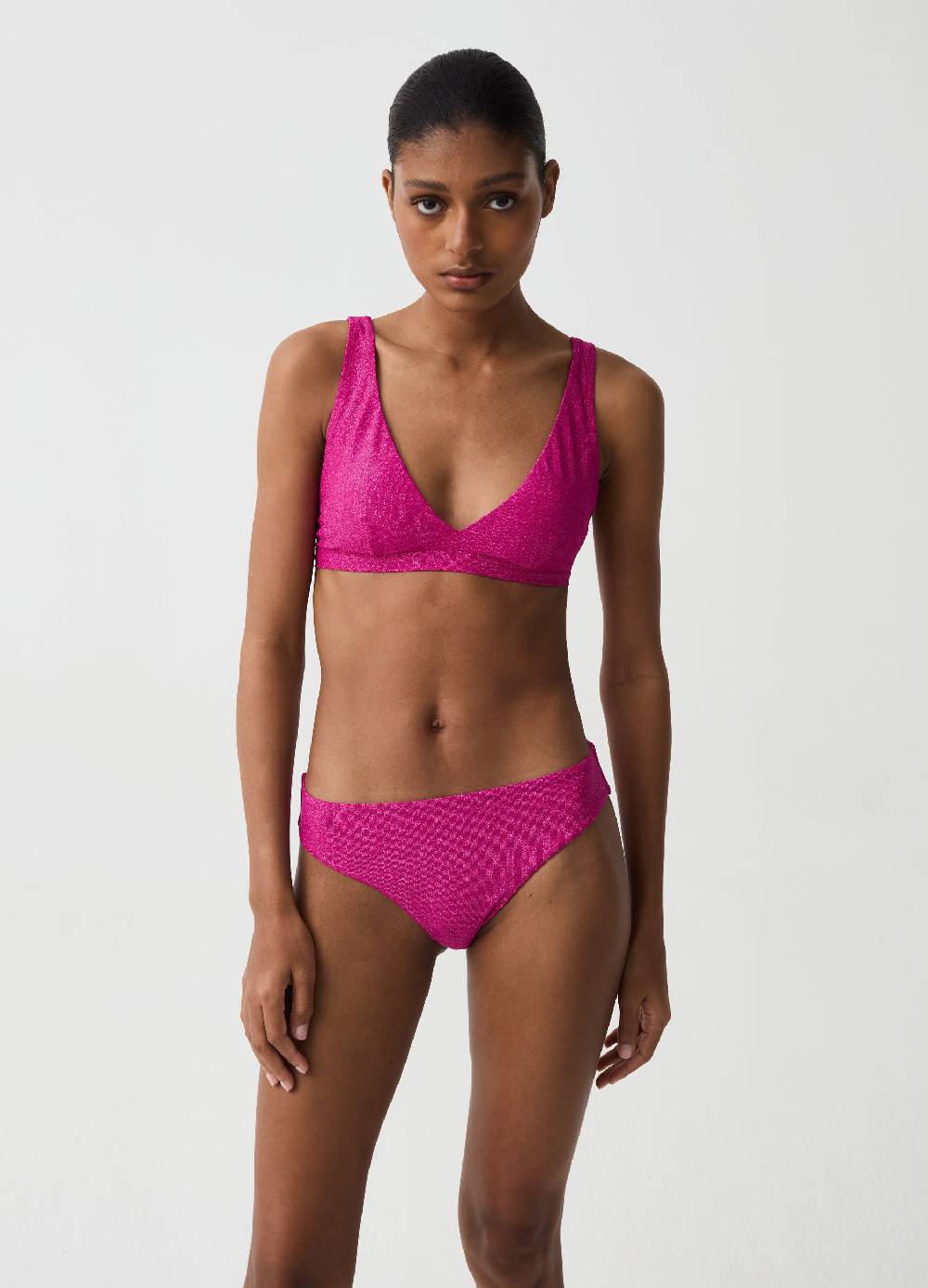 Ovs Top bikini bralette in lurex In Linea