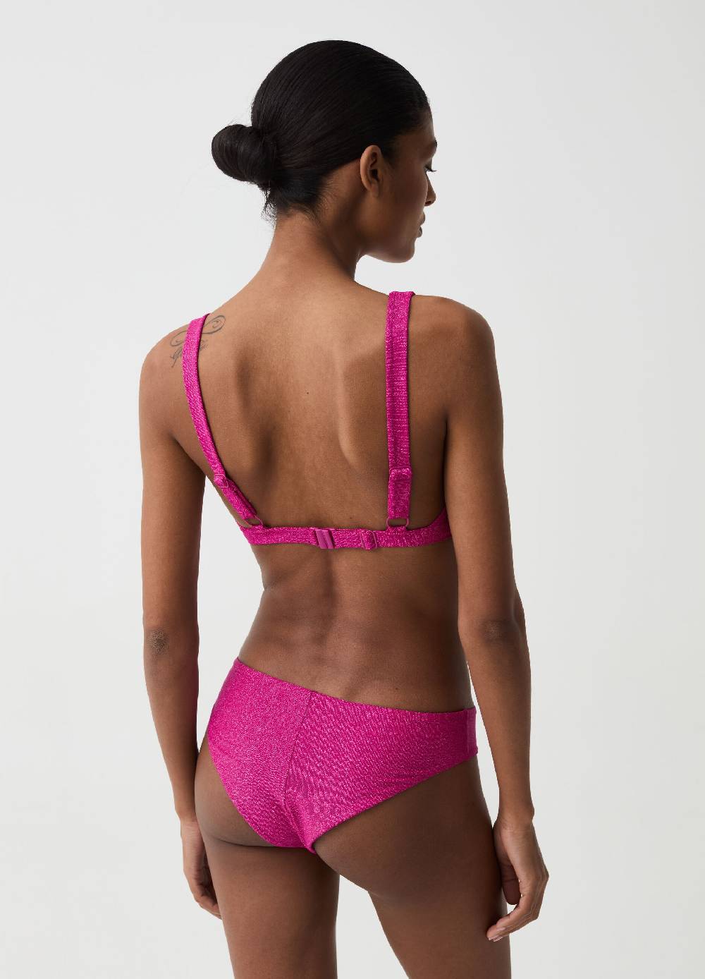 Ovs Top bikini bralette in lurex In Linea