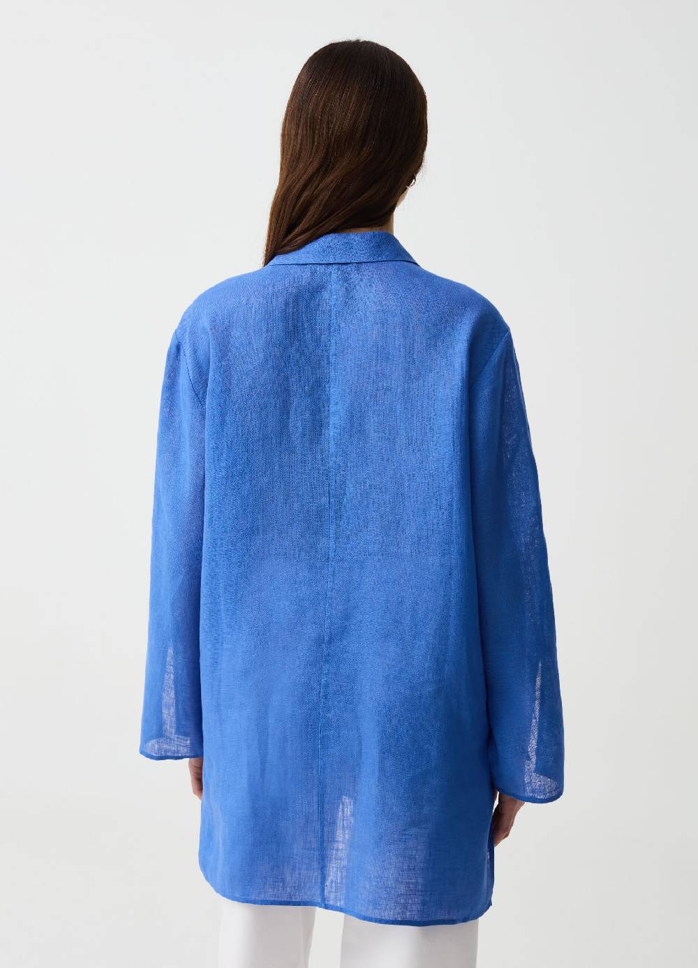 Ovs Camicia lunga in lino con spacchi Promozione