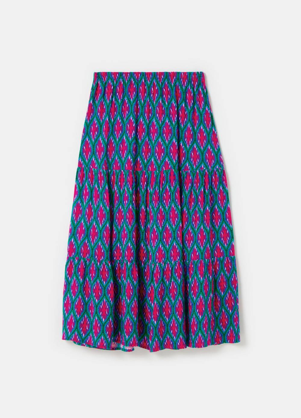 Ovs Gonna lunga a balze in viscosa Shopping Online